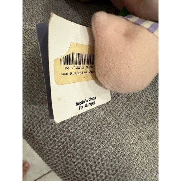 Vtg San Francisco Music Box Co Plush Leprechaun Irish Eyes Smiling Not working - Picture 9 of 12